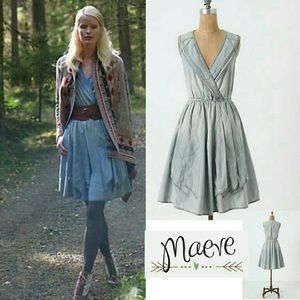 Anthropologie Maeve denim dress with pockets